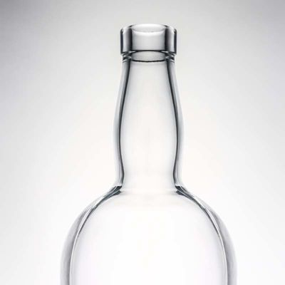 Gepersonaliseerd logo High Flint Gin Rum Liquor Glasfles met kurk 700ml 800ml 1000ml