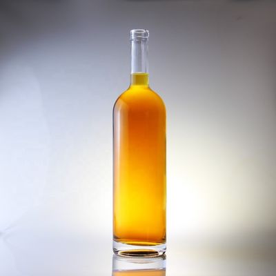 Glasfles Ronde 75cl Fles voor kurkkap Type 1000ml 1750ml Kraagmateriaal