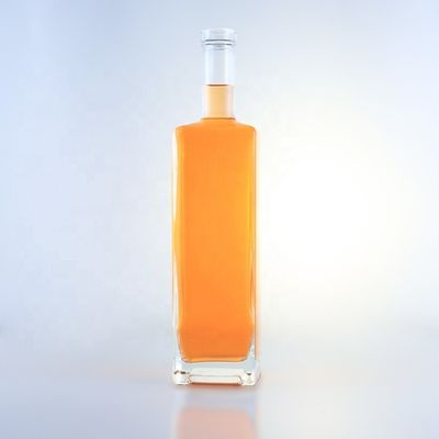 Glasfles met dikke bodem van 750 ml voor drank, drank, wijn, whisky, wodka, gin