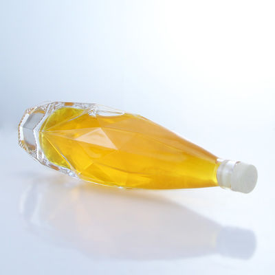 Duidelijke of op maat gemaakte unieke 750 ml Whisky Vodka Spirit glasfles voor drank