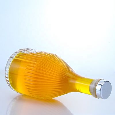 Flint Glass 500 ml 750 ml 1000 ml speciale vorm vodka whisky fles met aangepast logo