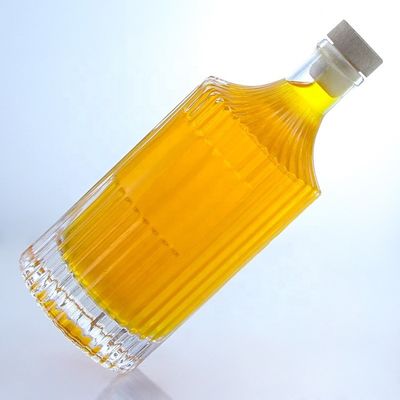 500 ml 750 ml 1000 ml transparante lege glazen fles voor wodka gin rum whisky brandy