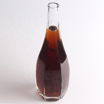 Doorzichtige 750 ml flint glas lege drank rum gin dranken wodka tequila flessen met kurk