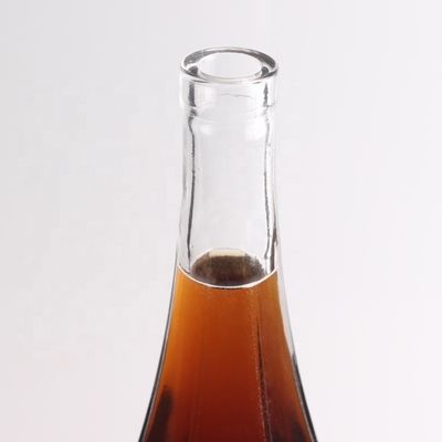 Doorzichtige 750 ml flint glas lege drank rum gin dranken wodka tequila flessen met kurk
