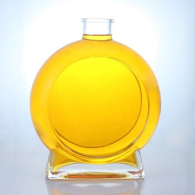 Dikke bodem van kurk Afdichting Type Leeg glasfles voor Gin Whisky Rum Tequila Brandy