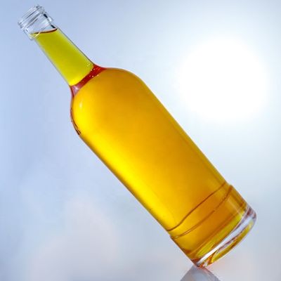 Glaskraag Ronde lege glasflessen 750 ml voor tequila Brandy Rum Gin Whisky