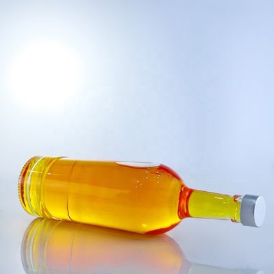 Glaskraag Ronde lege glasflessen 750 ml voor tequila Brandy Rum Gin Whisky
