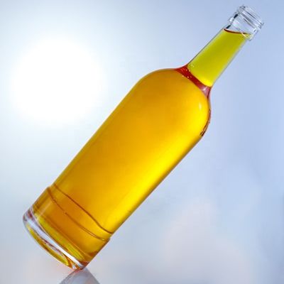 Glaskraag Ronde lege glasflessen 750 ml voor tequila Brandy Rum Gin Whisky