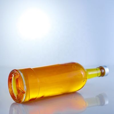 Glaskraag Ronde lege glasflessen 750 ml voor tequila Brandy Rum Gin Whisky