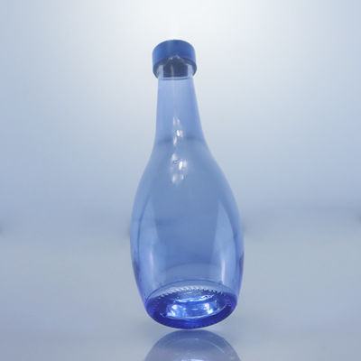 Glaskraag Uniek ontwerp 2022 Leeg Blauw Helder flesje voor Gin Whisky Rum Tequila Brandy