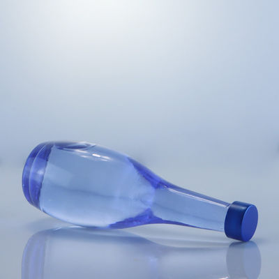Glaskraag Uniek ontwerp 2022 Leeg Blauw Helder flesje voor Gin Whisky Rum Tequila Brandy