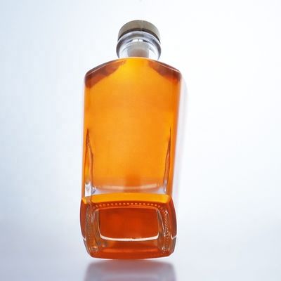 Warm stempelen Oppervlaktebehandeling Duidelijke of aangepaste kleur 750 ml rum Vodka Liquor Glasfles