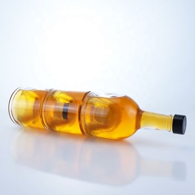Elegant 500 ml 750 ml 1000 ml Flint Glass Spirit Fles voor Whisky Vodka Champagne Tequila