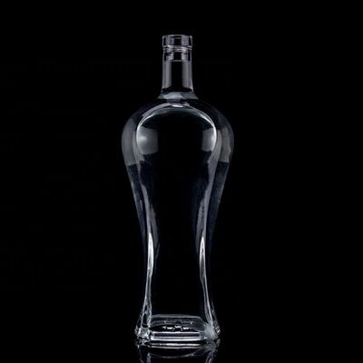 Duidelijk 200 ml 375 ml 500 ml 750 ml Glas Liquor Wijn Whisky Vodka Tequila Fles Met Kork
