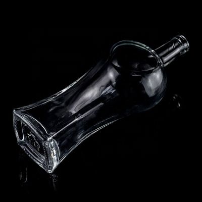 Duidelijk 200 ml 375 ml 500 ml 750 ml Glas Liquor Wijn Whisky Vodka Tequila Fles Met Kork
