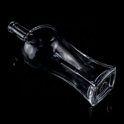 Duidelijk 200 ml 375 ml 500 ml 750 ml Glas Liquor Wijn Whisky Vodka Tequila Fles Met Kork