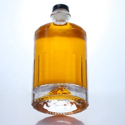 500 ml 700 ml 750 ml Flint Glass Spirit Gin Whisky Vodka Brandy Fles met kurk