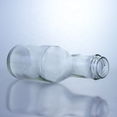 200/375/500/750/1000 ml Schroefdeksel Glasfles voor Water Sap Melk Koffie