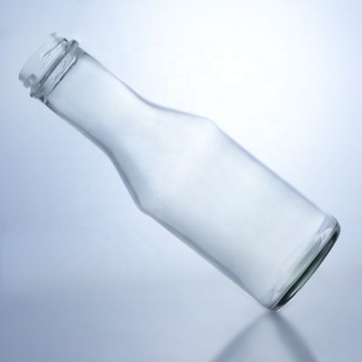 200/375/500/750/1000 ml Schroefdeksel Glasfles voor Water Sap Melk Koffie