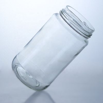 Wijn schroefdeksel Elegante 410 ml 500 ml transparante glazen fles voor salade Chili saus ketchup