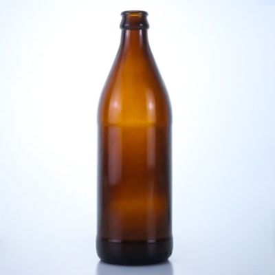 Schroefkap Bier lege glazen flessen met kroonkappen 700 ml 750 ml creatieve kleine amber fles