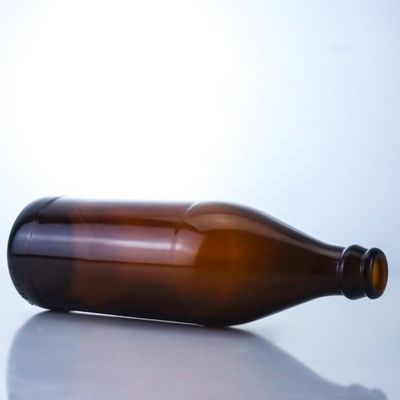 Schroefkap Bier lege glazen flessen met kroonkappen 700 ml 750 ml creatieve kleine amber fles