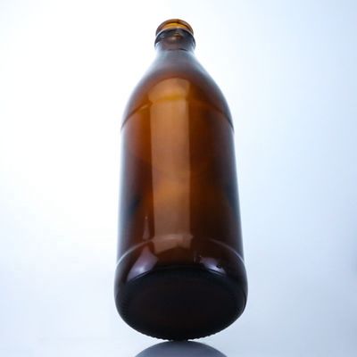 Schroefkap Bier lege glazen flessen met kroonkappen 700 ml 750 ml creatieve kleine amber fles