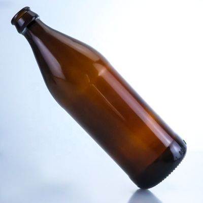 Schroefkap Bier lege glazen flessen met kroonkappen 700 ml 750 ml creatieve kleine amber fles