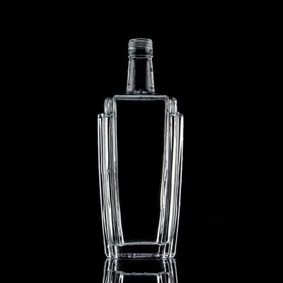 500 ml 700 ml 750 ml flintglasfles voor champagne gin rum doorzichtig en geïmprimeerd