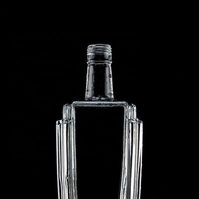 500 ml 700 ml 750 ml flintglasfles voor champagne gin rum doorzichtig en geïmprimeerd