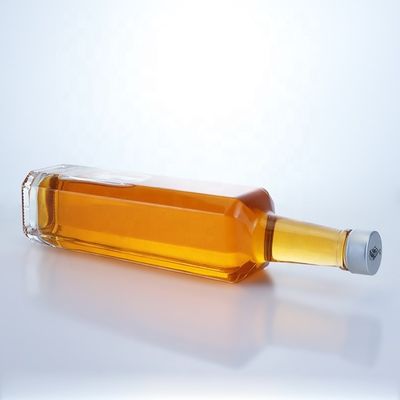500 ml 750 ml vierkante whiskey vodka flessen voor schroeftop tequila glazen drank flessen