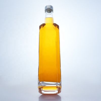 500 ml 750 ml vierkante whiskey vodka flessen voor schroeftop tequila glazen drank flessen