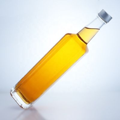 500 ml 750 ml vierkante whiskey vodka flessen voor schroeftop tequila glazen drank flessen