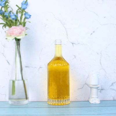 Glasfles met schroefdeksel voor whisky vodka champagne tequila gin rum 750 ml 1000 ml doorzichtig