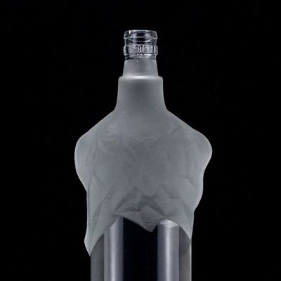 500 ml, 700 ml, 750 ml doorzichtige flintglasfles voor Champagne Gin Rum Uniek ontwerp
