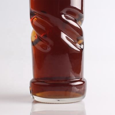 2022 Dikke bodem Gekleurde glazen fles Helder steensteen voor gin Whisky Rum Tequila Brandy