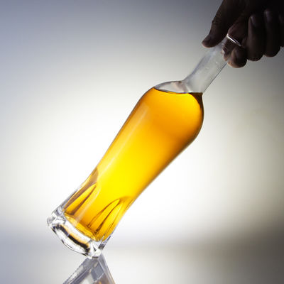 Custom 750 ml glazen fles Gewicht Basismateriaal Glas 500 ml glazen drankfles voor whisky