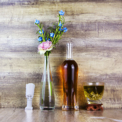 Custom 750 ml glazen fles Gewicht Basismateriaal Glas 500 ml glazen drankfles voor whisky