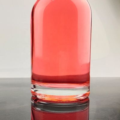 Globale klassieke ronde vorm 70cl 75cl glazen fles voor drank met aangepast logo