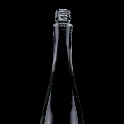 750 ml 75 cl Super Flint Teardrop in de vorm van Rum Vodka Whisky Glasfles Met Glaskraag