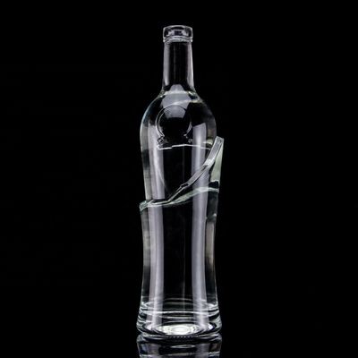 750 ml Super Flint ronde glazen fles met schroefdop voor VODKA