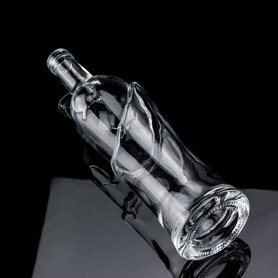 750 ml Super Flint ronde glazen fles met schroefdop voor VODKA