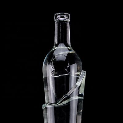 750 ml Super Flint ronde glazen fles met schroefdop voor VODKA