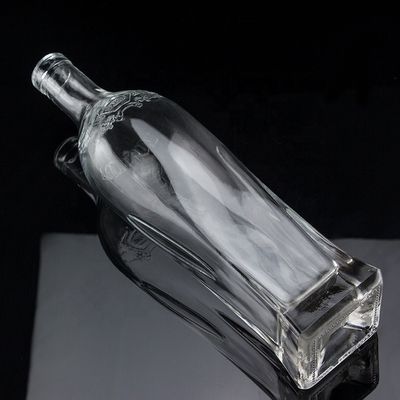 750 ml Super Flint Ronde Schouder Ruimte Rum Vodka Liquor Glasfles Met Cork
