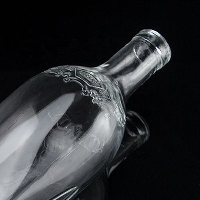 750 ml Super Flint Ronde Schouder Ruimte Rum Vodka Liquor Glasfles Met Cork