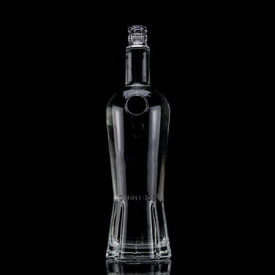 Glastuin gesneden lege drankfles 500 ml 750 ml voor gedistilleerde dranken van hoge kwaliteit