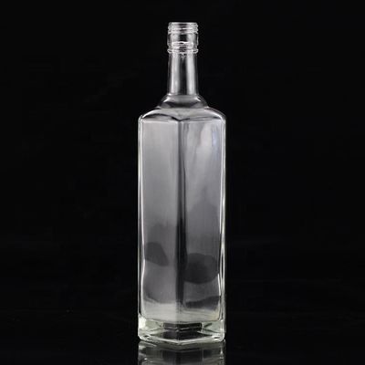 Glastuin gesneden lege drankfles 500 ml 750 ml voor gedistilleerde dranken van hoge kwaliteit