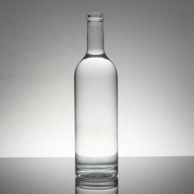 Industriële 750 ml kristalglasfles met bevriezing/verf/printersdecoratie