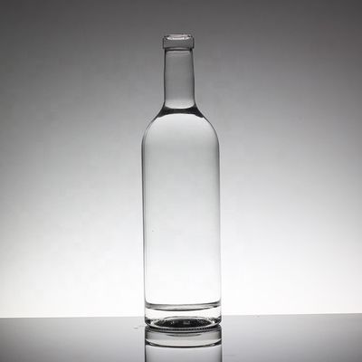 Industriële 750 ml kristalglasfles met bevriezing/verf/printersdecoratie