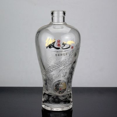 Glasverzegelingstype CROWN CAP 500 ml 750 ml Ginseng drankfles van medicinale drank